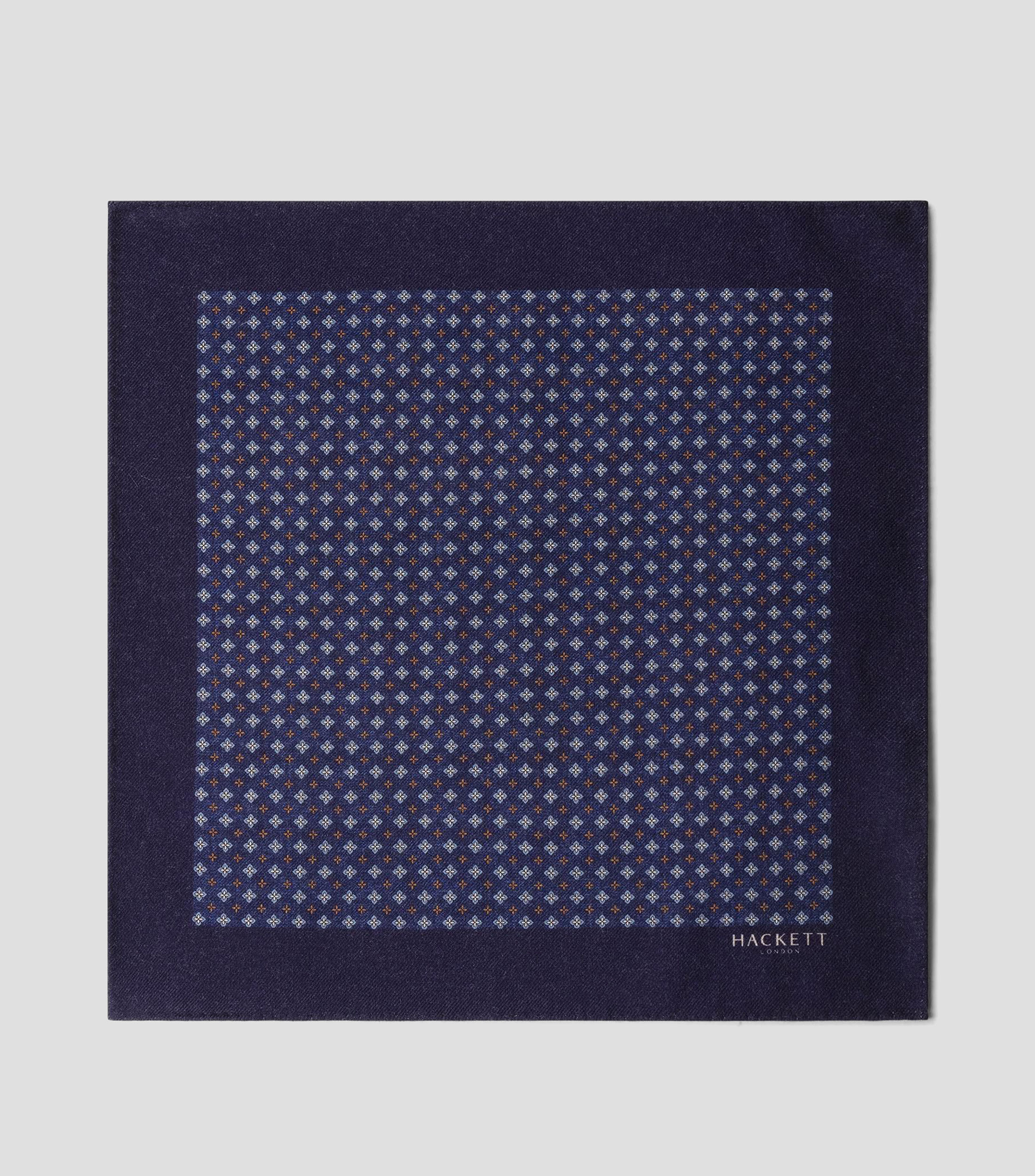 Pañuelo en seda estampado Hombre